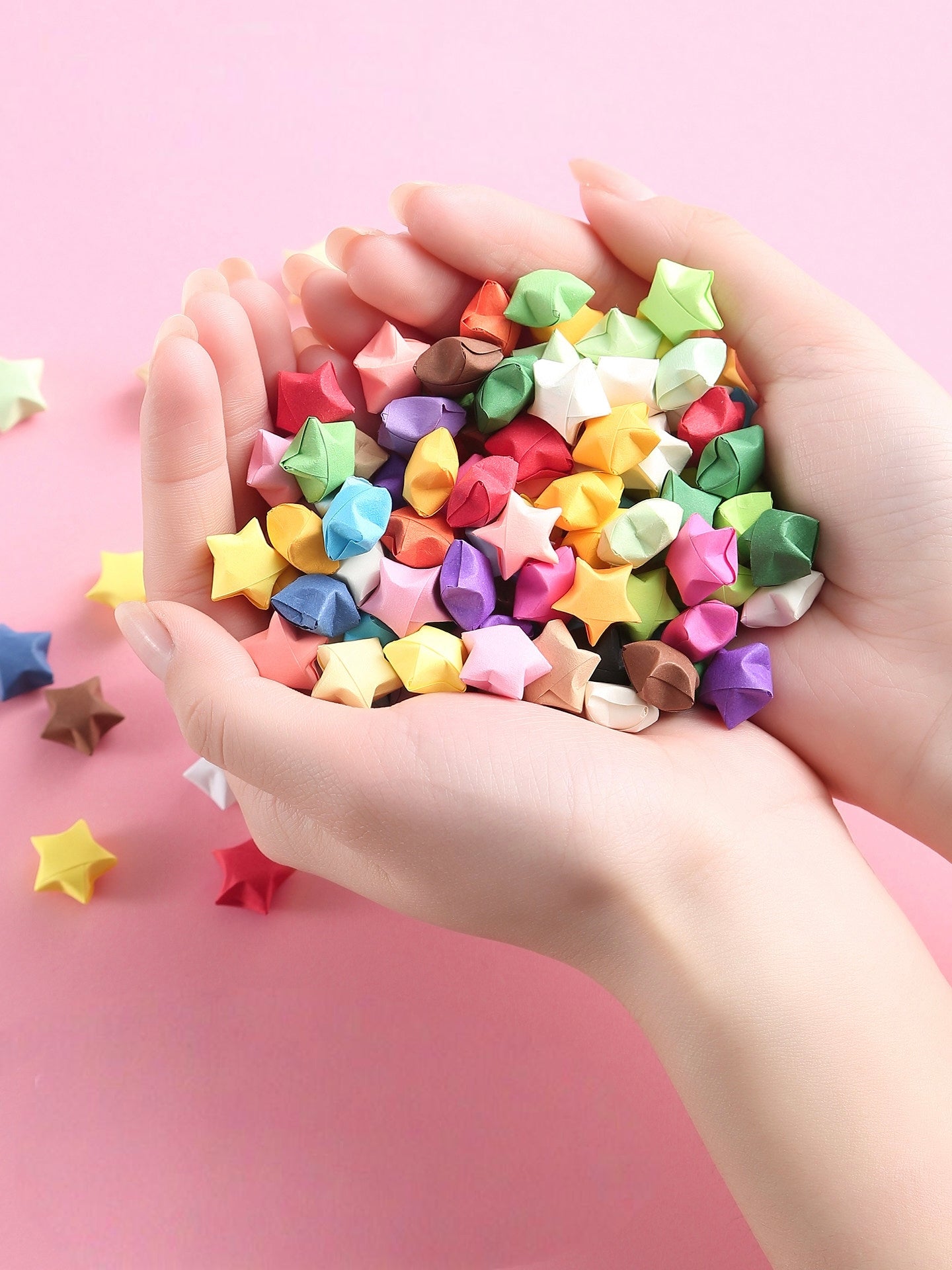 Gradient Origami Star Paper Stripes (540pcs/pack)