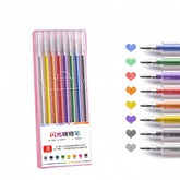 8/12/18/24/36/48/60 Colors Shimmer Highlighters Pens