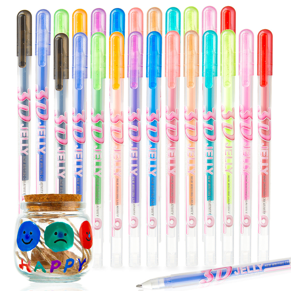3D Jelly Gel Pens, DIY Craft Pens for Creative Handmade Gifts