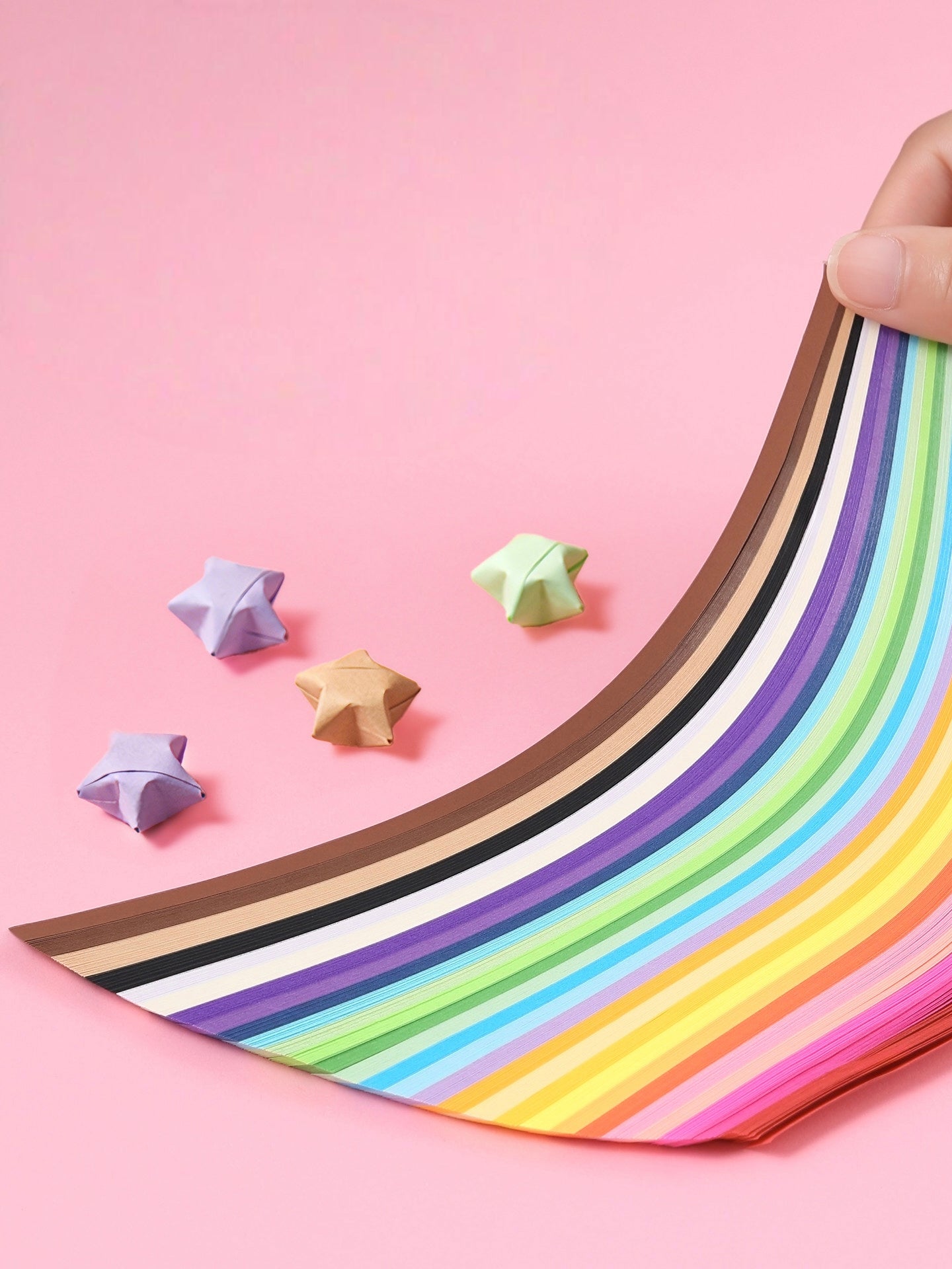 Gradient Origami Star Paper Stripes (540pcs/pack)