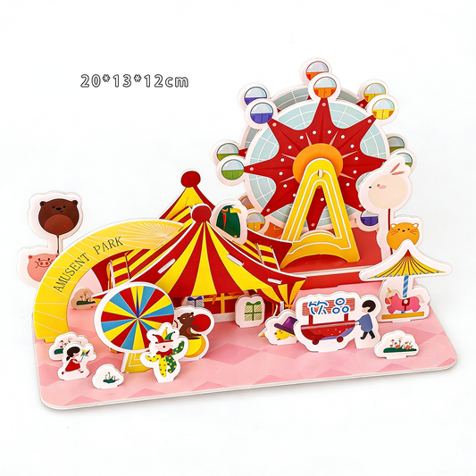 3D Form Puzzle Handmade Creative DIY