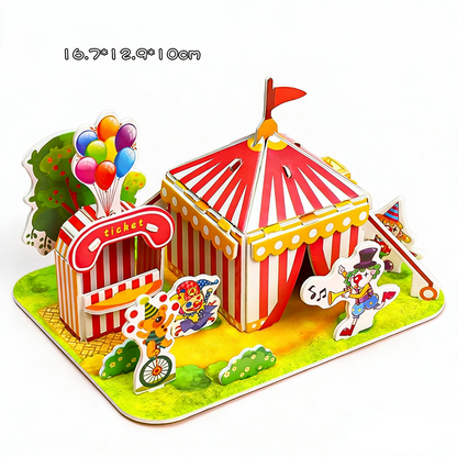 3D Form Puzzle Handmade Creative DIY