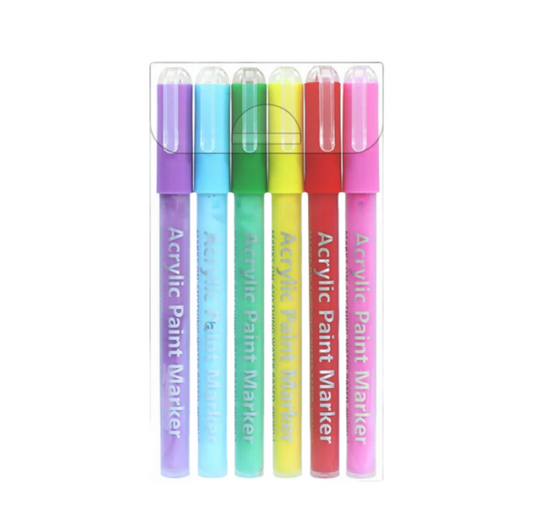 Acrylic Paint Markers Pens 6/12/28/36/48 Colors