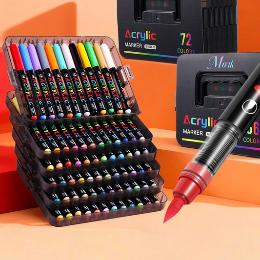 Direct Liquid Acrylic Marker Set, Soft Tip, Multi Colors Available