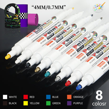 Dual Tip Paint Marker Pen, Touch Up Repair Pens for Car Tire, Furniture, Stone & Multi-Surface Marking (Copy)
