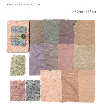 Vintage Material Paper Set (6 Styles Per Set)