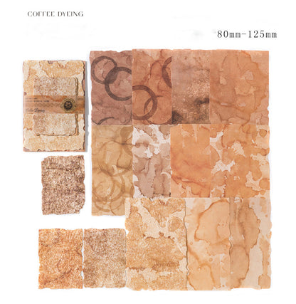 Vintage Material Paper Set (6 Styles Per Set)