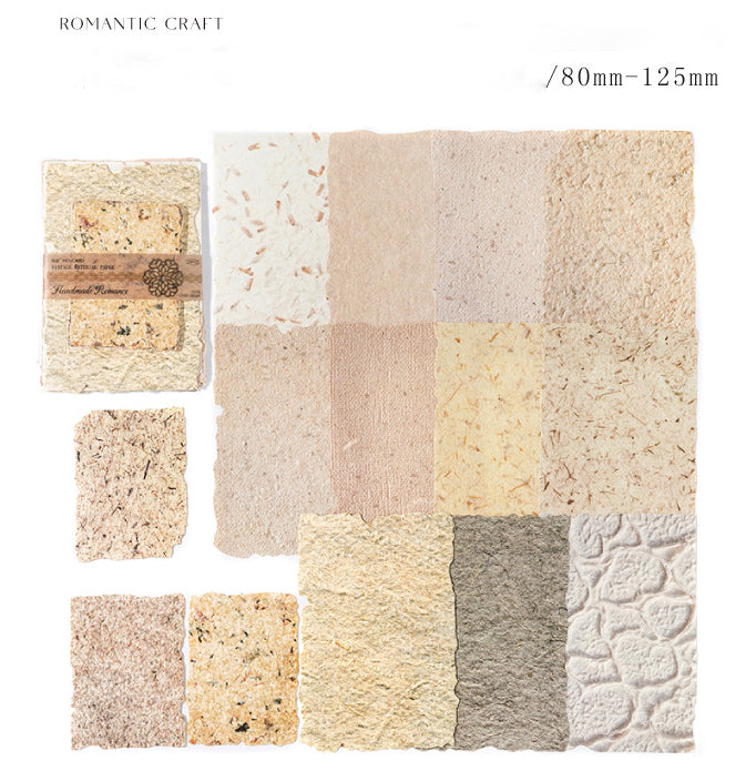 Vintage Material Paper Set (6 Styles Per Set)