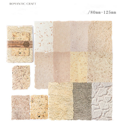 Vintage Material Paper Set (6 Styles Per Set)