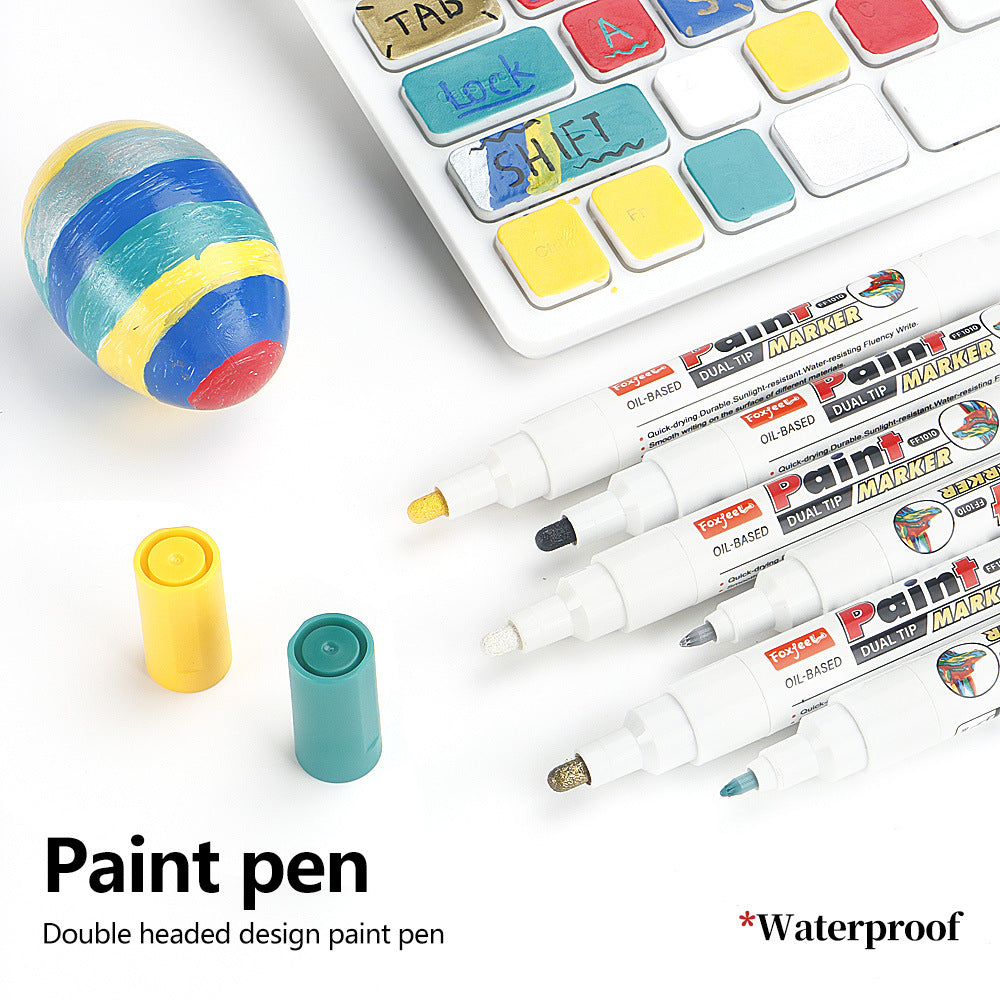 Dual Tip Paint Marker Pen, Touch Up Repair Pens for Car Tire, Furniture, Stone & Multi-Surface Marking (Copy)